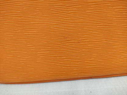 LOUIS VUITTON Epi LV Alma Handbag Pimon Orange Leather Women's Handbag