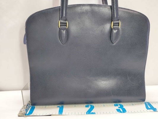 COACH COCAH Coach Tote Bag Leather Navy Tote Bag