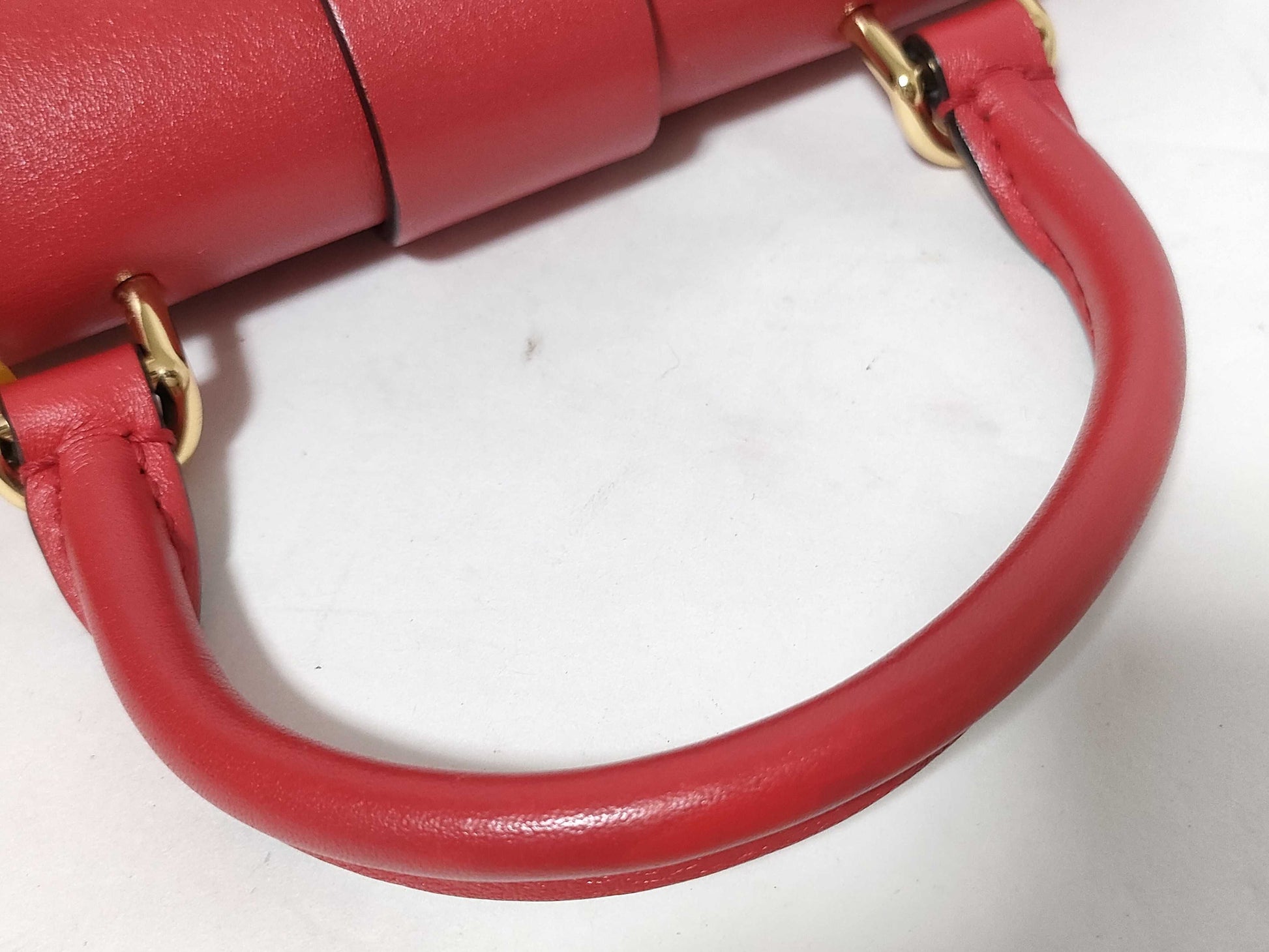 LOUIS VUITTON Monogram Louis Vuitton Rocky BB Monogram Red Shoulder Bag
