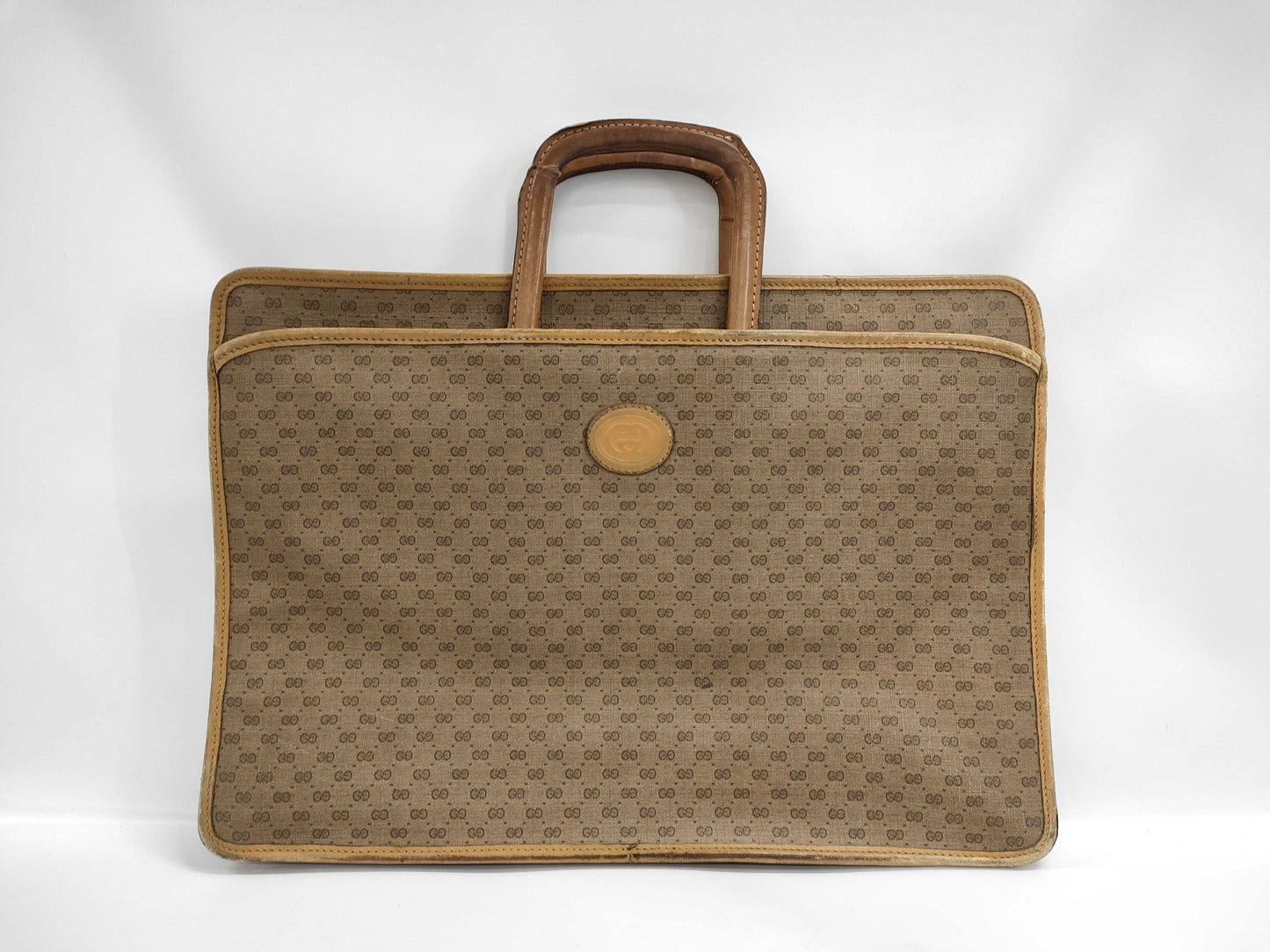 GUCCI Gucci Business Bag Briefcase GG Logo Vintage Business Bag