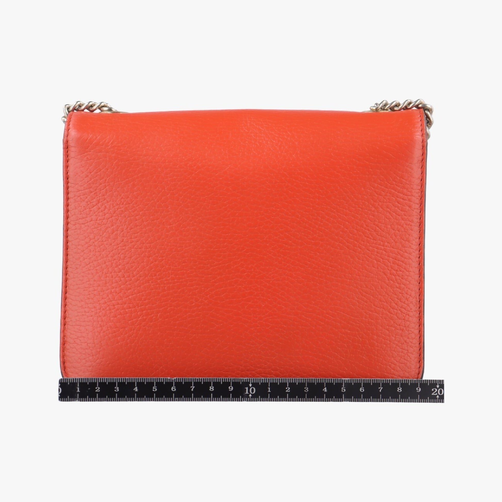 GUCCI Interlocking G Orange Leather 510304D027085958 Shoulder Bag