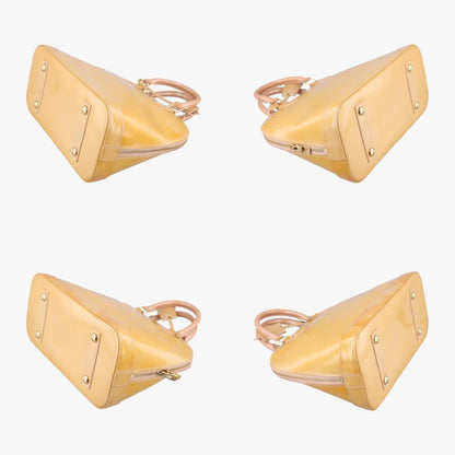LOUIS VUITTON ALMA PM Jaune Passion Verni M91695 MI0150 Handbag