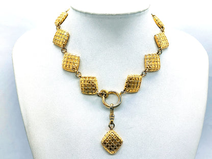 CHANEL Matrasse Diamond 13-Strand Swing Necklace Necklace