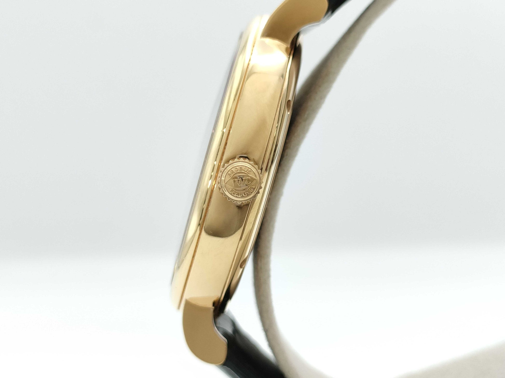 IWC Portofino IW356522 6311837 Automatic 18K Gold Blue Dial Men's Watch