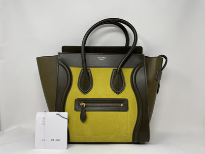 CELINE CELINE Handbag Micro Shopper Luggage Multicolor Handbag