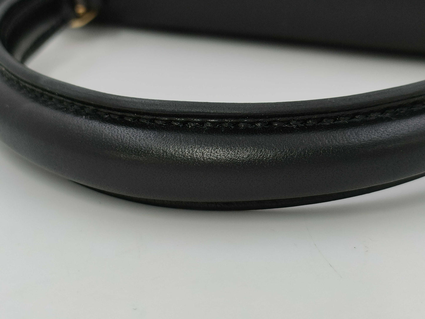 HERMES Kelly 25 Shelly II Noir Handbag with G Hardware and K Stamp