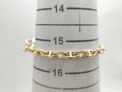 HERMES Chaine d'Ancre TPM 26-link bracelet in YG Au750, 23.4g.