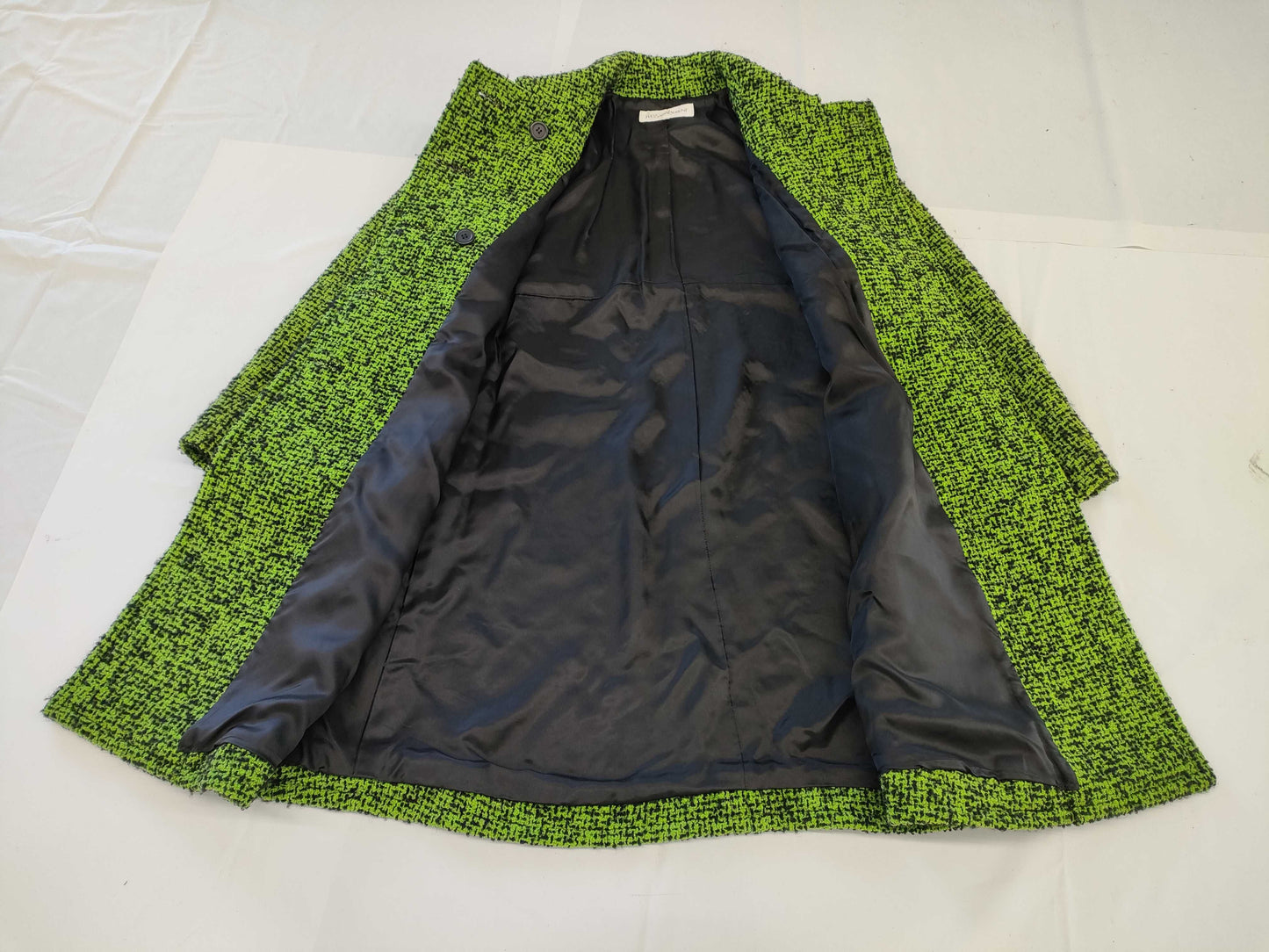 Yves Saint Laurent Tweed Double Long Coat Size 36 Coat