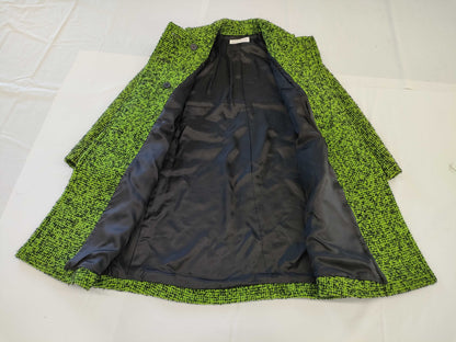 Yves Saint Laurent Tweed Double Long Coat Size 36 Coat