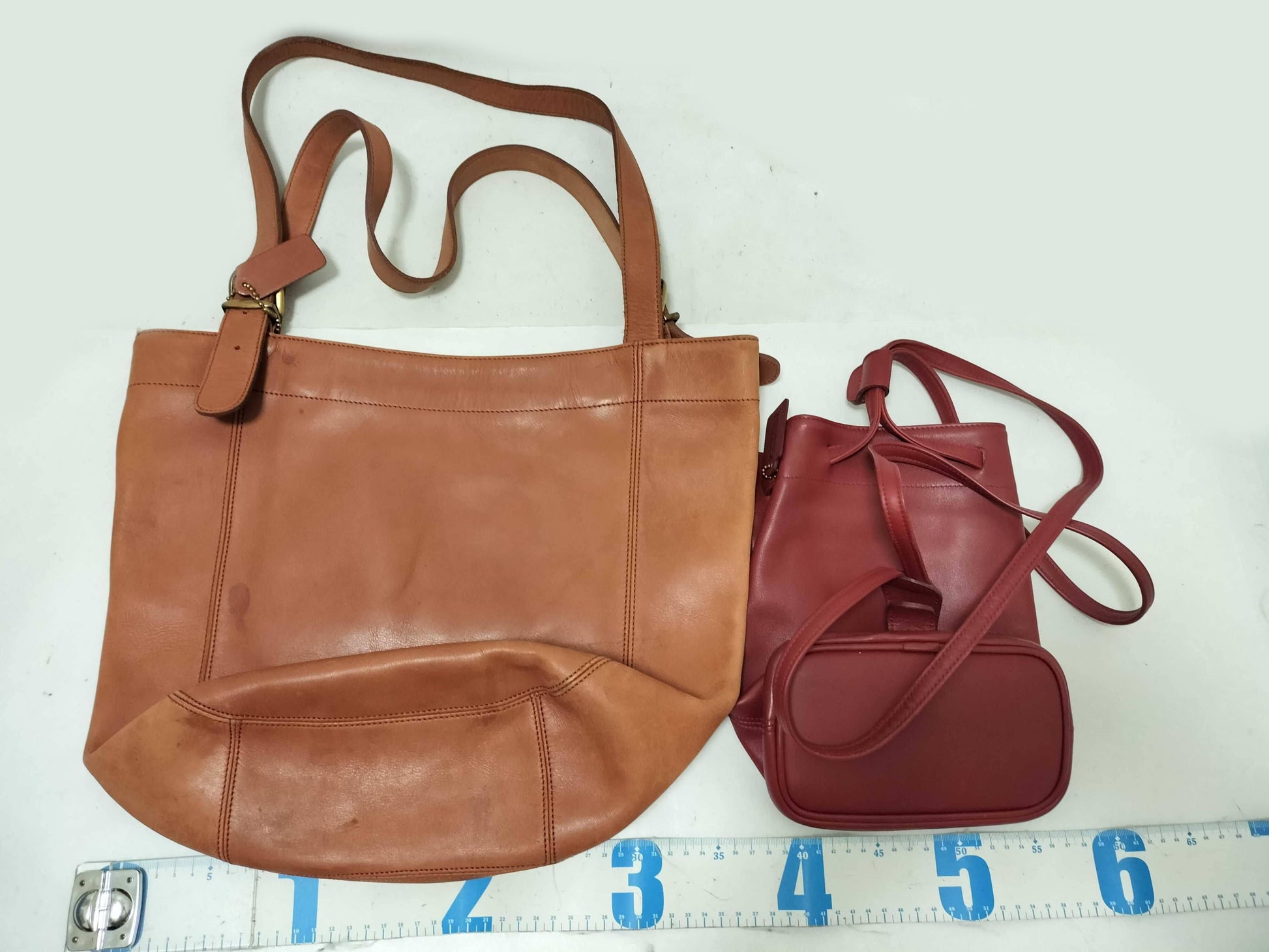 COACH Old Coach Drawstring Shoulder Bag 2-Piece Set Tote Bag