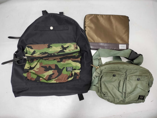 PORTER PORTER Backpack and Body Bag 3-Piece Set