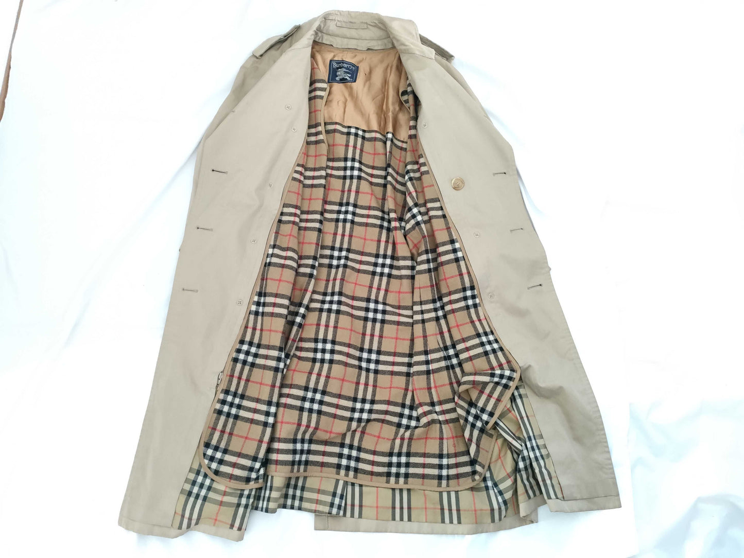 BURBERRY Nova Check Belted Trench Coat