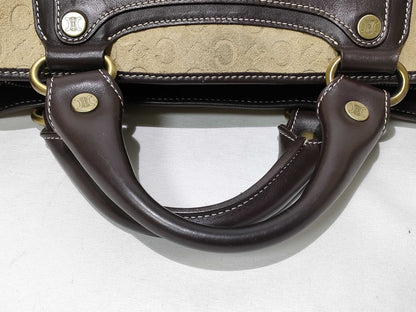 CELINE Celine Boogie Bag Handbag Suede C Macadam Print Handbag