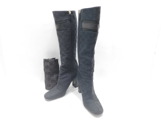 GUCCI GG Canvas Gucci GG Canvas Long Boots Other Shoes