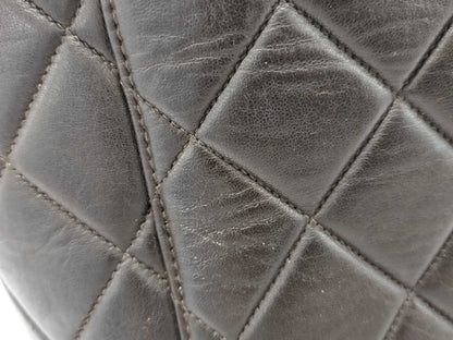 CHANEL Reissue Tote Lambskin Dark Brown Tote Bag