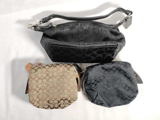 COACH Signature Coach Pouch 3-Piece Set