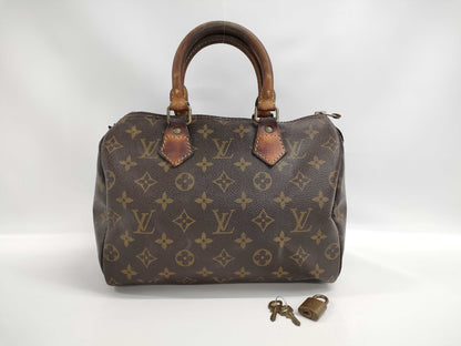 LOUIS VUITTON Monogram Speedy 25 M41528 MI0991 Handbag