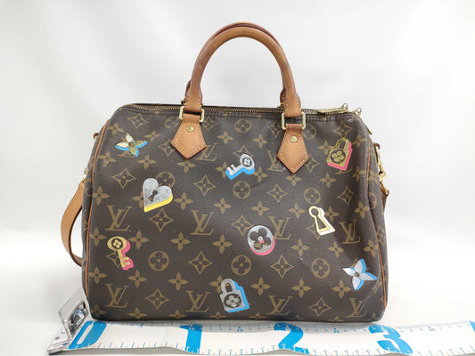 LOUIS VUITTON Vuitton Monogram Lovelock Speedy Banduriere 30 M44365 DU4198 Bag