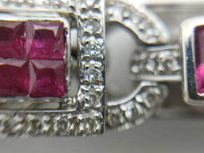 R4.15ct D1.50ct 750 18.2g Bracelet Bangle 