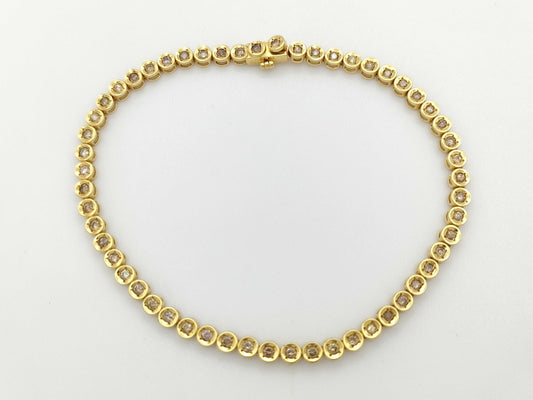 D1.00ct K18 6.2g Bracelet Bangle 