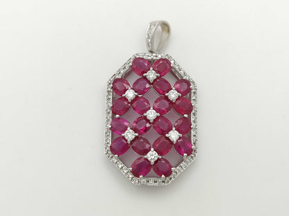 R9.25ct D0.74ct K18 9.7g Pendant Top 