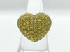 Colored Stone 4.18ct 750 9.9g Ring 