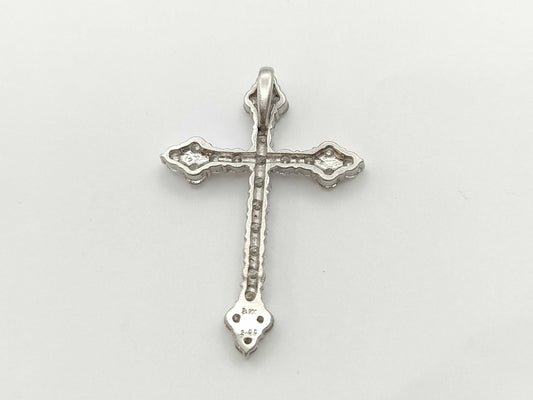 Cloth D2.00ct Pt900 4.2g Pendant Top 