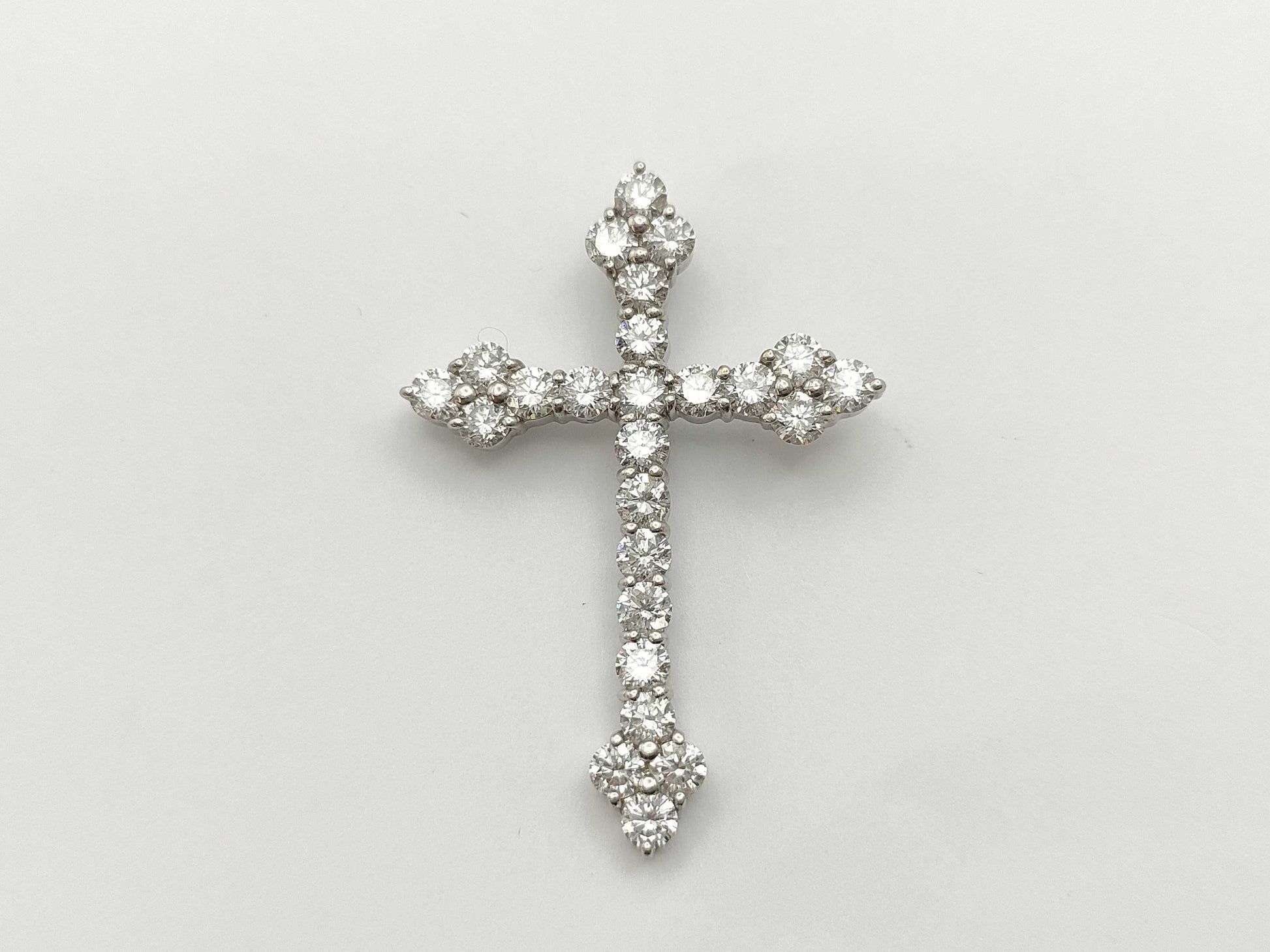 Cloth D2.00ct Pt900 4.2g Pendant Top 