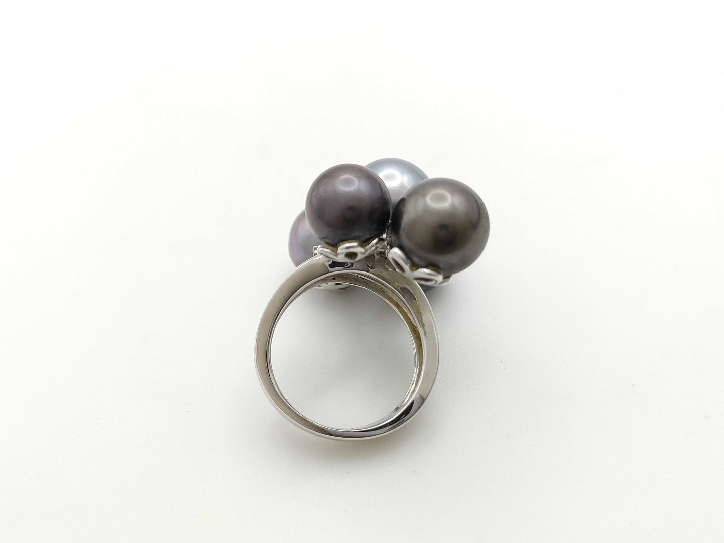 Pearl Diameter Approx. 9.3-11.3mm D0.16ct K18 16.6g Ring 