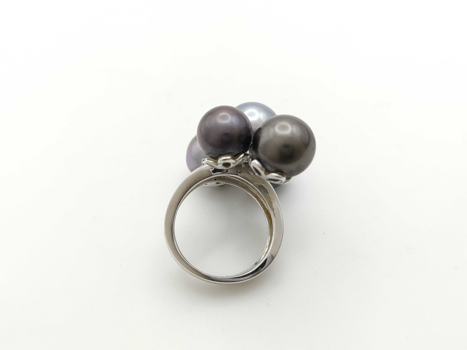 Pearl Diameter Approx. 9.3-11.3mm D0.16ct K18 16.6g Ring 