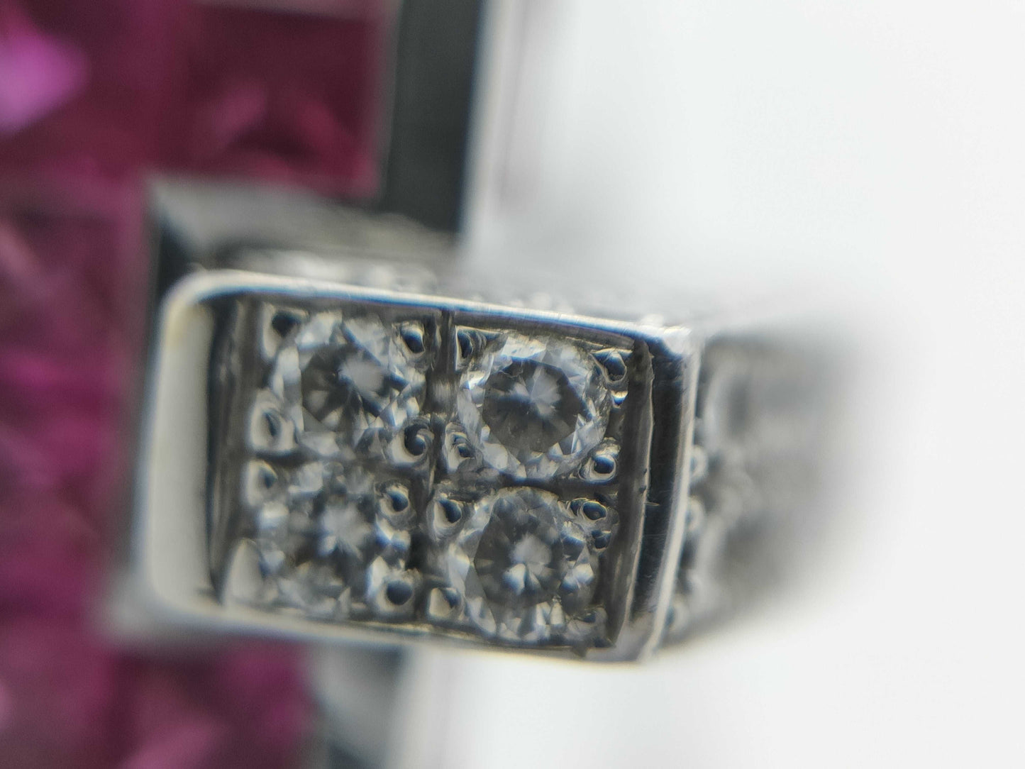 Ruby Diamond K18 10.0g Ring 