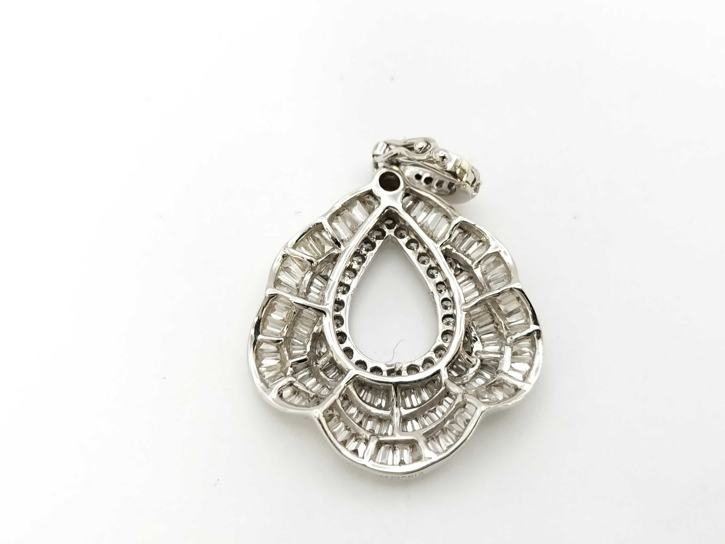 D1.17ct K18WG 4.0g Pendant Top 
