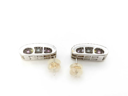 Colored Stone 2.27ct D0.30ct / Colored Stone 2.27ct D0.30ct K18WG 7.3g Earrings 