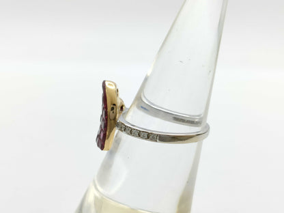 R2.95ct D0.08ct 750 4.1g Ring 