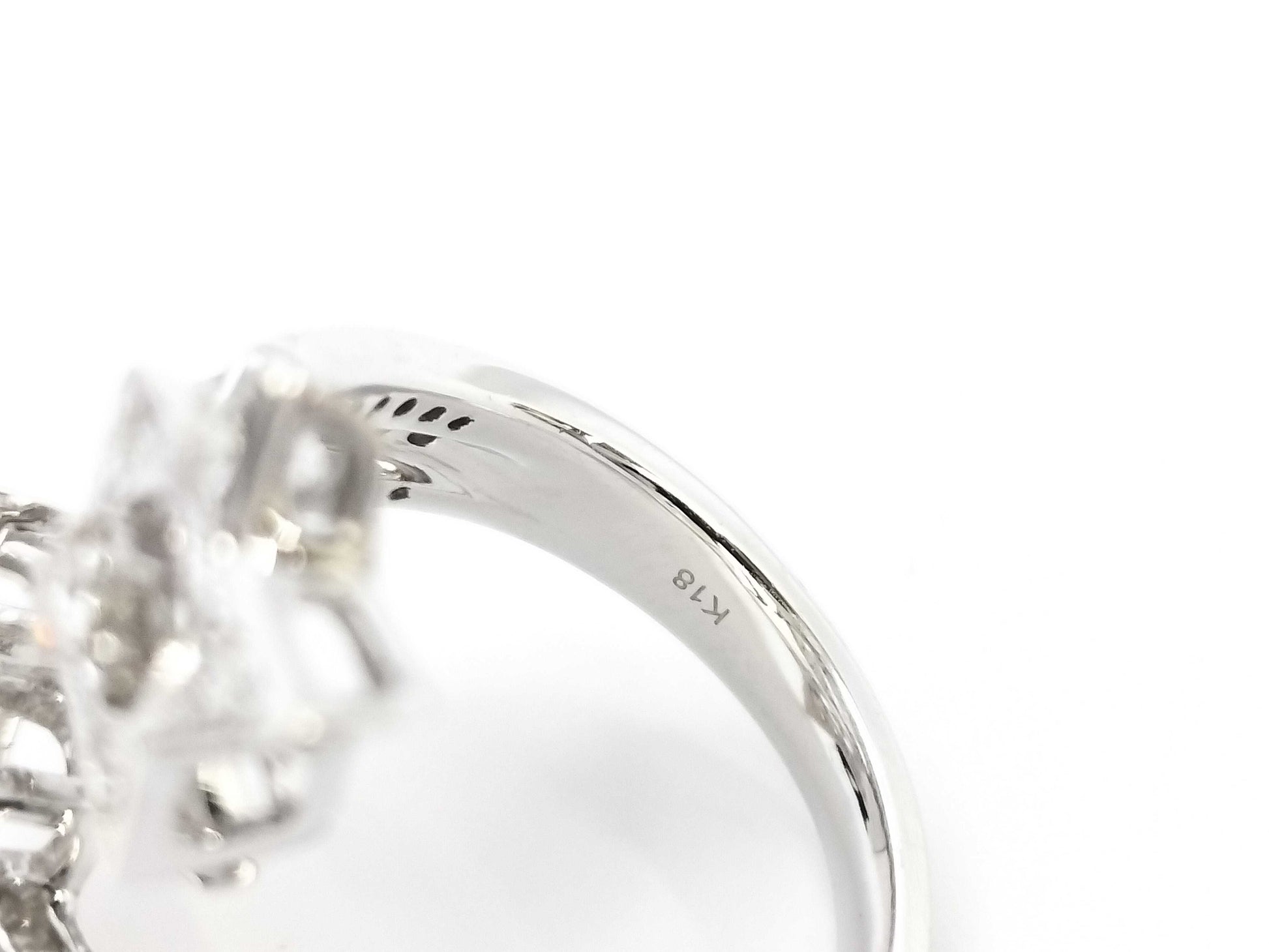 D0.878ct K18 7.7g Ring 