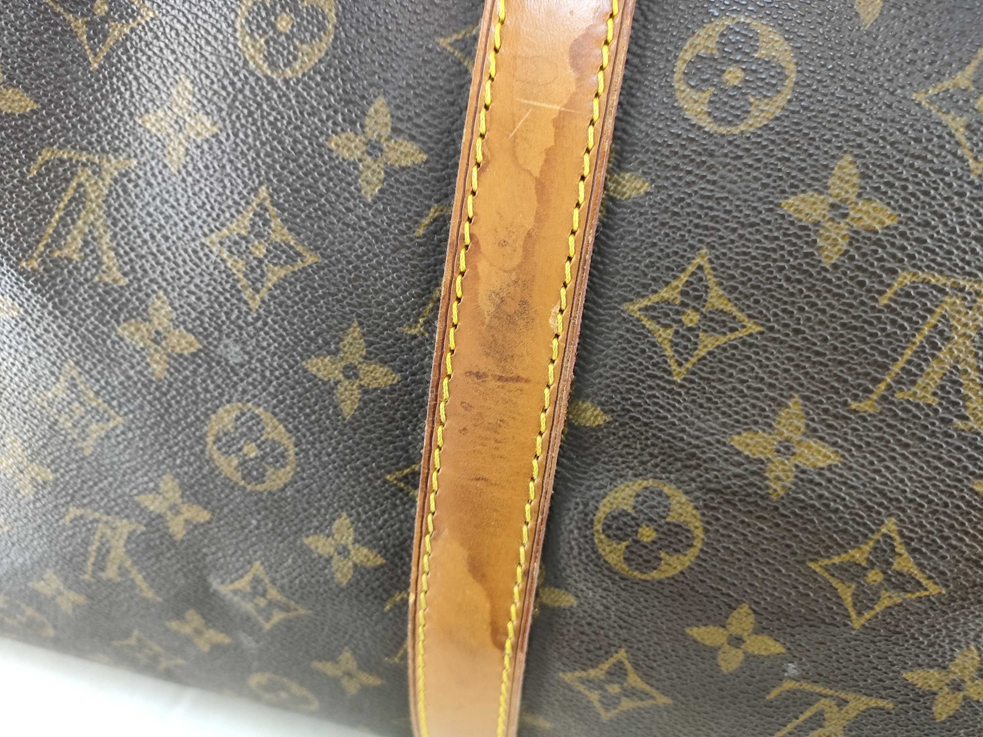 LOUIS VUITTON Monogram GUCCI Canvas Shoulder Bag 110054 Boston Bag
