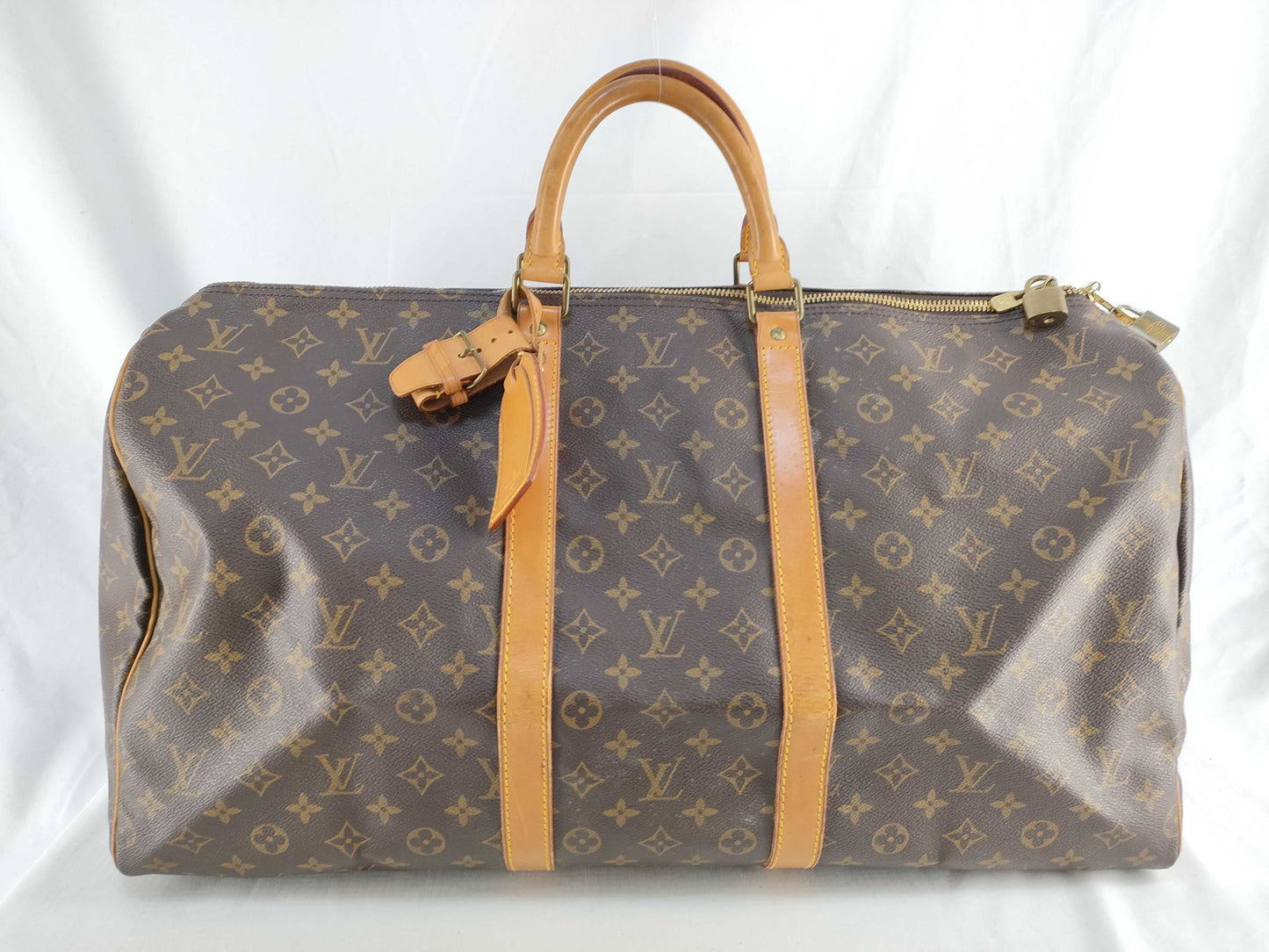 LOUIS VUITTON Monogram GUCCI Canvas Shoulder Bag 110054 Boston Bag