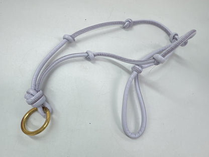 BOTTEGA VENETA Bottega Key Ring Neck Strap Knot Leather Purple Key Case/Key Holder