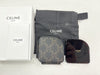 CELINE Pocket Mirror with Triomphe Canvas Case, Black x Tan Other Accessories