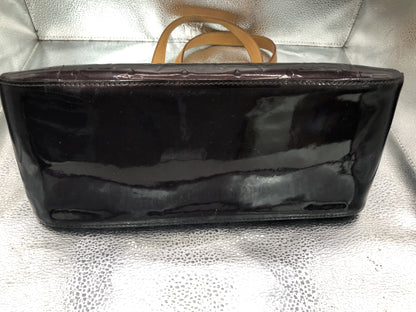 LOUIS VUITTON Verni Rosewood Avenue M93510 FL1130 Patent Leather Amarant Handbag with Storage Bag