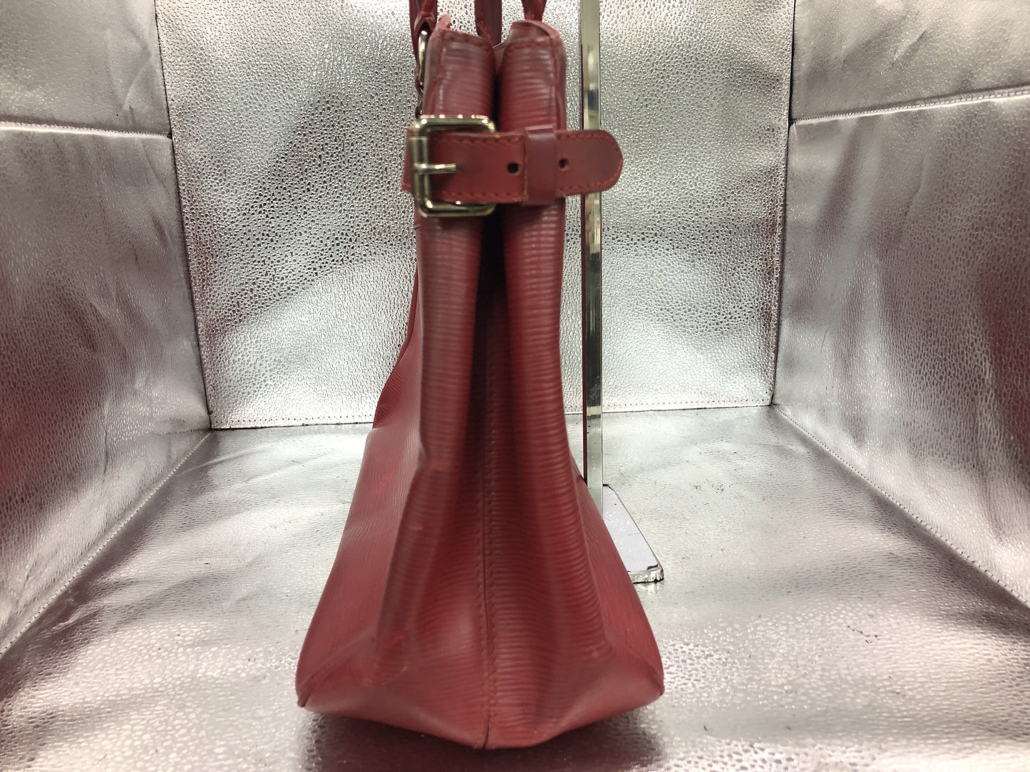 LOUIS VUITTON Epi Passi PM M5925E SN0066 Rouge Tote Bag