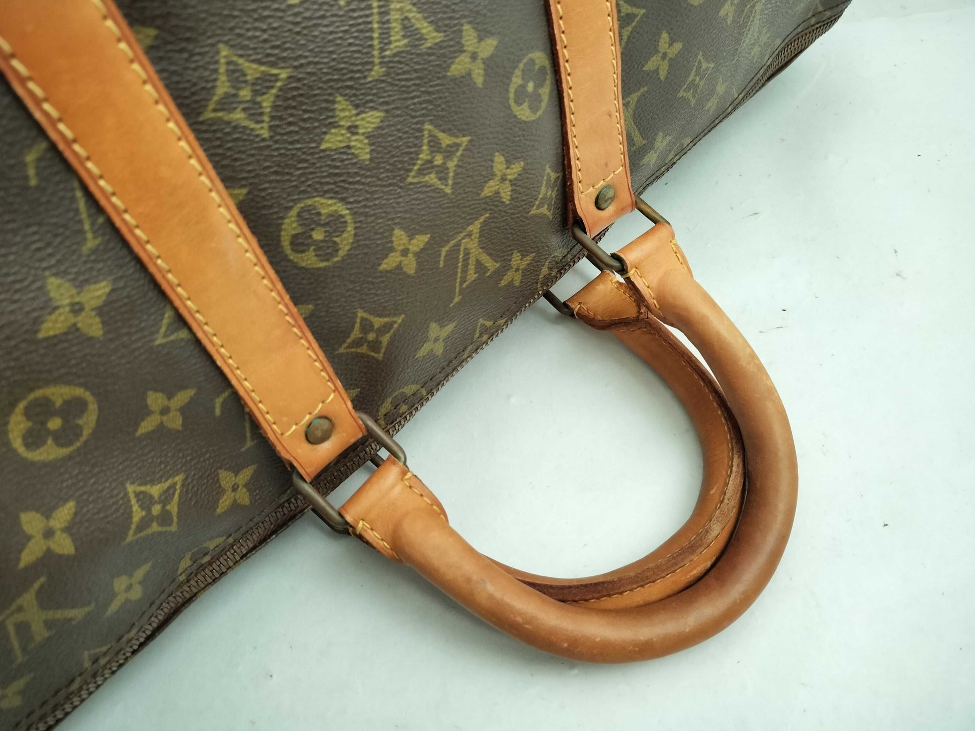LOUIS VUITTON Monogram Louis Vuitton Keepall 55 Monogram Boston Bag Boston Bag