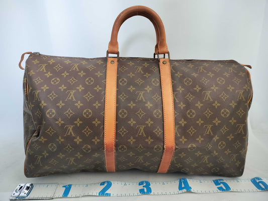LOUIS VUITTON Monogram Louis Vuitton Keepall 55 Monogram Boston Bag Boston Bag