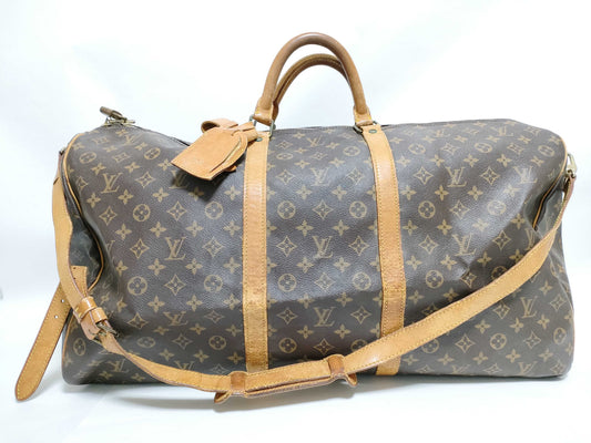 LOUIS VUITTON Monogram LV Keepall Monogram 874 Boston Bag