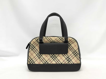 BURBERRY BURBERRY Mini Boston Bag Handbag Nova Check Handbag