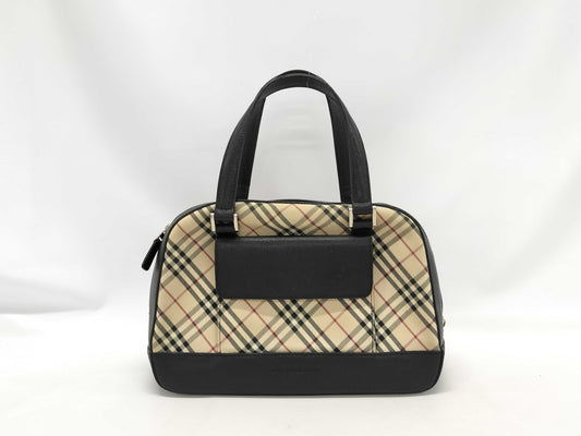 BURBERRY BURBERRY Mini Boston Bag Handbag Nova Check Handbag