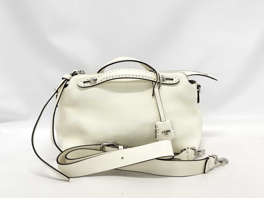 FENDI FENDI Celeria by The Way 2WAY Medium White Tobag