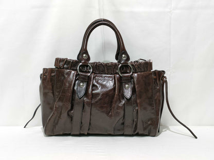 Miu Miu Miumiu Miu Vitello 2way Handbag