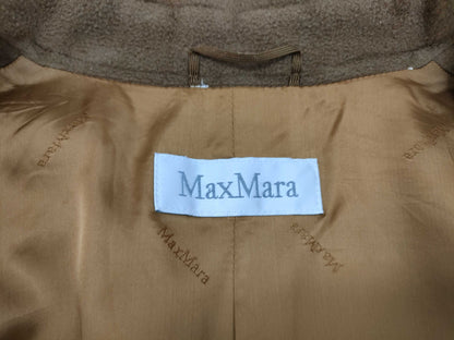 MaxMara White Tag Wool Cashmere Icon Coat, Double-Breasted, Size 46