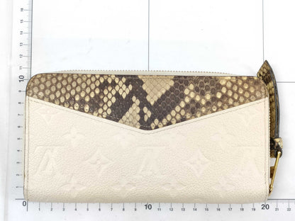 LOUIS VUITTON Louis Vuitton Amplant x Python Zippy Wallet N96320 Wallet